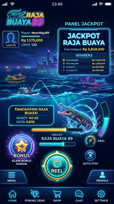 jnt777 — layar beranda